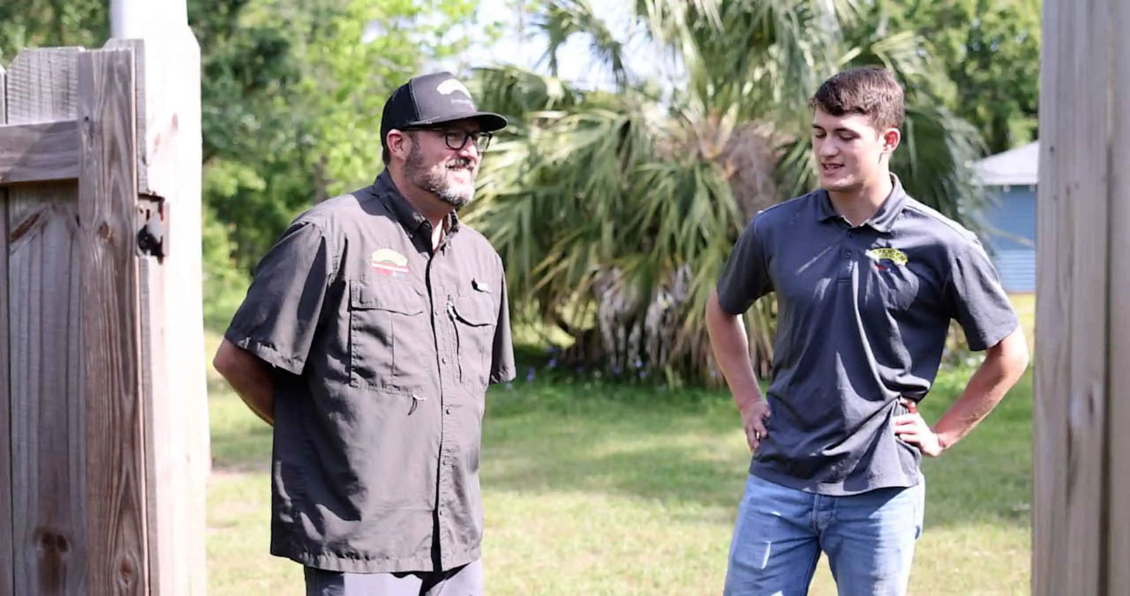 Spencer for Hire technicians on a job in Jacksonville