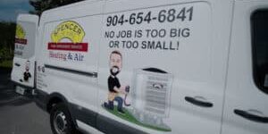 This is a picture of a Jacksonville Beach AC Contractor called Spencer For Hire